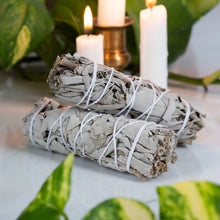 Bundle - Essential Oil Roller Blend - Anxiety Blend + Organic California White Sage Smudge Wand