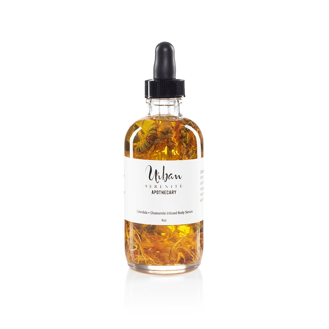 Calendula + Chamomile Infused Body Serum natural skincare by Urban Serenité Apothecary