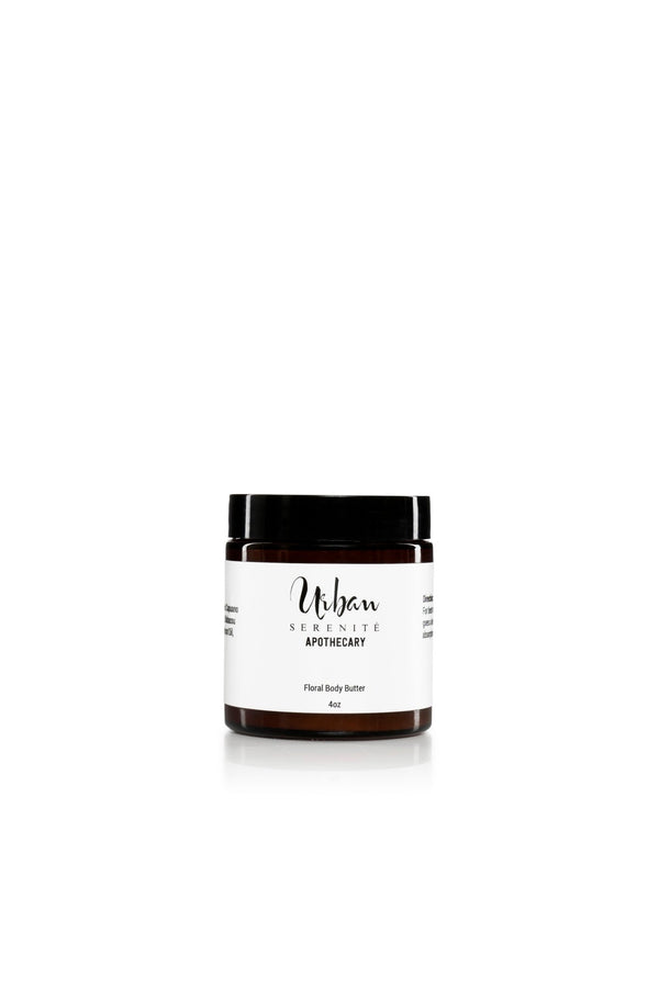 Floral Body Butter natural skincare by Urban Serenité Apothecary