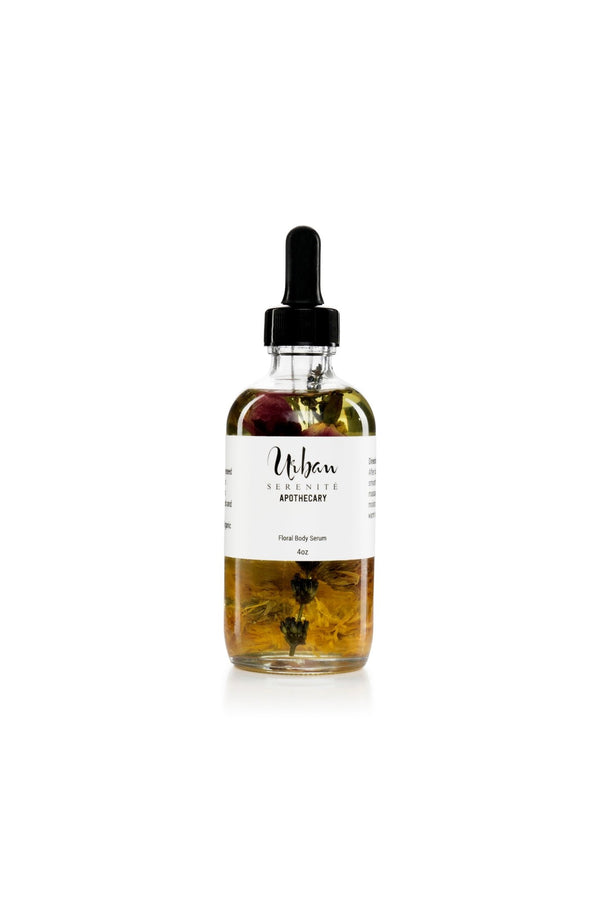 Floral Body Serum natural skincare by Urban Serenité Apothecary