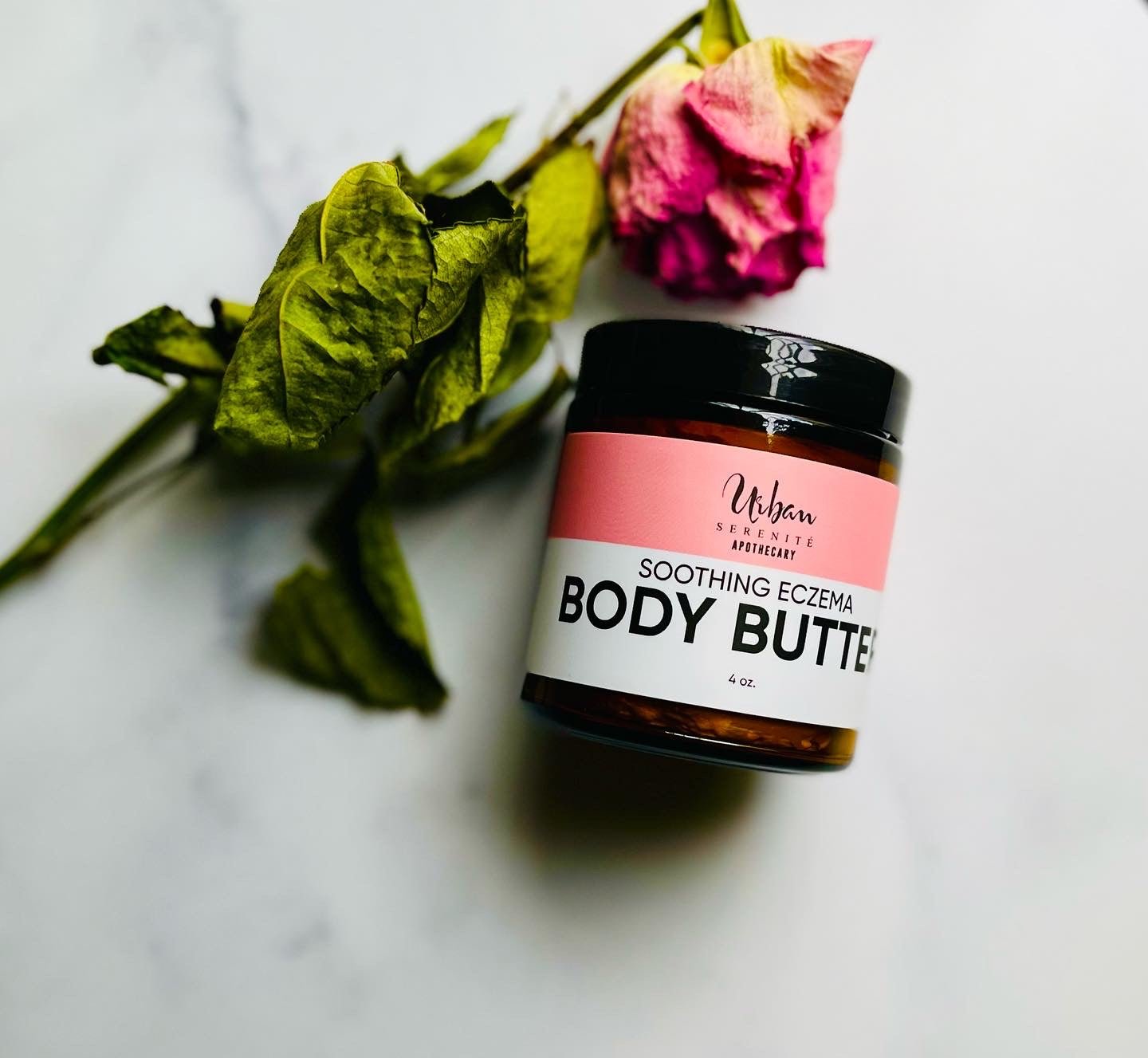 Soothing Eczema Body Butter natural skincare by Urban Serenité Apothecary