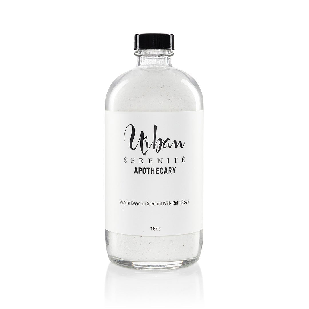 Vanilla Bean + Coconut Milk Bath Soak natural skincare by Urban Serenité Apothecary