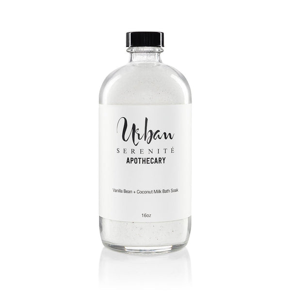 Vanilla Bean + Coconut Milk Bath Soak natural skincare by Urban Serenité Apothecary