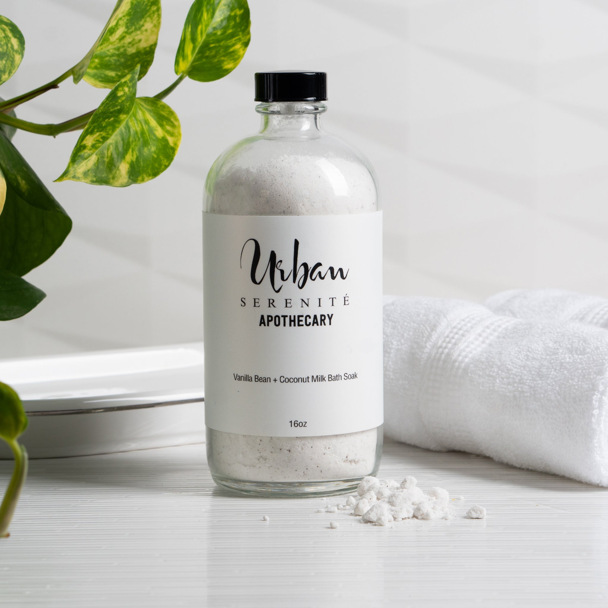 Vanilla Bean + Coconut Milk Bath Soak natural skincare by Urban Serenité Apothecary